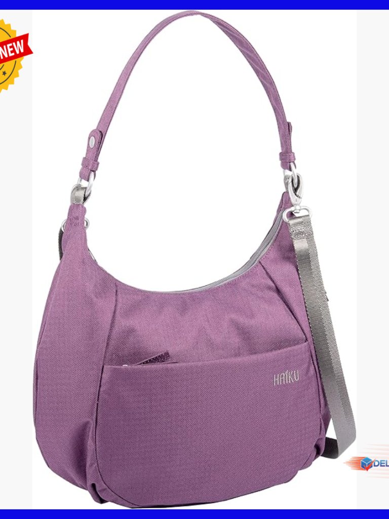 Medium Hobo Crossbody Bag With Removable Straps, Multiple Pockets, Eco-Friendly